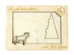 Rat Terrier, Ratting Terrier, Decker Giant - Photo frame, engraved wooden frame, a lovely gadget for the dog lover by Art-Dog