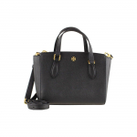 Tory Burch Emerson Minimalistlik Nahast T&otilde;mblukuga K&auml;ekott Naistele T&otilde;mblukuga K&auml;ekotid Must 138366-001 Basic Set (Bag+Dust Bag)