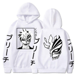 Bleach Kurosaki Ichigo Anime Harajuku Pusad Gooti multifilm Manga Mask Poiss Graafiline Mehed Naiste Talvised Pikkade Varrukatega Pusad XS