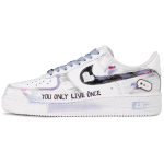 Nike Air Force 1 Valged Tossud Libisemiskindlad Kulumiskindlad Madalad Rula Kingad Meeste Hall Lilla CW2288-111(Team41-) 43