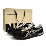 Onitsuka Tiger Advanti Phantom Ink Black Feather, Special Shopping Bag Abrasion Resistant, Lightweight, And Breathable 1183B799-101(Team1406-BOX) 37