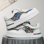 Kevad-Suvised Jalan&otilde;ud Meestele L&otilde;uendist Vabaaja Jalan&otilde;ud Trendikas Prindiga Madalad Rula Platvormkingad Paksude Taldadega Tennised 39