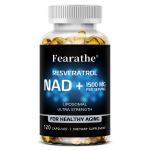 NAD+ Resveratrol 1500mg 120 Kapslit Toidulisand 120 capsules