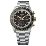 Seiko Prospex Seeria 100M Veekindel P&auml;ikesej&otilde;ul t&ouml;&ouml;tav Kvartsliikumine Roostevabast Terasest Kell 41,4 mm Meeste kellad Must SSC941P1 Black Dial