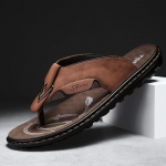 Suvised meeste sandaalid libisemiskindlad pl&auml;tud meestele rannasandaalid nahast pehme tallaga sussid meeste vabaaja v&auml;lissandaalid suured suurused 38