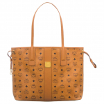 MCM Cognac Visetos Monogram suur kandekott &uuml;lemiste sangade ja k&uuml;ljepaeltega igap&auml;evaseks ja t&ouml;&ouml;ks Basic Set (Bag+Dust Bag)