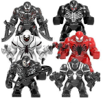 tk Venom Suured Minifiguurid Ehitusklotsid M&auml;nguasjad Komplekt Tegevuskujud