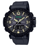 Casio Meeste Roostevabast Terasest 100M Veekindel Digitaalne Alarmi Kvartsikell PRG-600Y-1 must