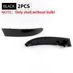 2PCS Rear Fog Light For BMW F25 X3 Series 2014-2017 Smoked/Red Lens Bumper Reflector Tail Brake Stop Light Shell cover no bulb Red Lens No Light