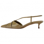 ZARA Nahast Terava Otsaga Slingback V&auml;ikesed Kontsad Oliiviroheline Naiste 12207510032 38