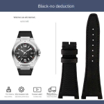 Nailonnahast p&otilde;hja kellarihm IWC Engineer seeria IW500501 IW378507 IW323601 meeste kellarihmale 28mm sissel&otilde;ikega l&otilde;uendist k&auml;ev&otilde;ru 28mm black