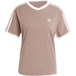 Adidas Originals 3-Triibuline Tavaline L&otilde;ige T-s&auml;rk Naistele J&auml;ljekollane Valge JD4570 XS
