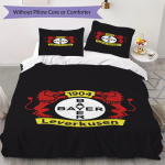 Bayer 04 Leverkusen Muster Voodipesu Tekikott Padjap&uuml;&uuml;r Kodu Dekoratsioon S&uuml;nnip&auml;evakingitus (1 * tekikott + 2 * padjap&uuml;&uuml;ri ilma s&uuml;damikuta) 135x200cm