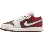 Jordan Air Jordan 1 Nahast Madalad Laste Korvpallijalatsid Ecru Unisex IR7600-211 38.5 white
