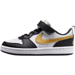 Nike Court Borough Low top Laste Rulaketsad Must Valge Kuldne Lapsed Vanuses 3 7 Aastat DV5457-008 35