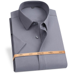 Kvaliteetne bambuskiust meeste l&uuml;hikeste varrukatega s&auml;rk suveks Lahe Hingav Sobivus Ei vaja triikimist &Auml;ri Sotsiaalne Top S-6XL-7XL-8XL M hall v&auml;rv