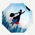 1 tk Mary Poppins, Vihmavarju teemaline kvaliteetne vihmavari, Automaatne avamis- ja sulgemisvihmavari, Multifunktsionaalne vihmavari G0811143