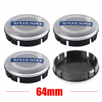 4 tk 64 mm originaalratta keskkapsli rummukatte embleem Volvo Rdesign T6 C30 AWD C70 S40 S60 S70 S80 S90 V40 V50 V60 V70 V90 jaoks