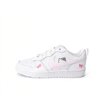 Nike Court Borough 2 Roosa Armas Hello Kitty Nahast Madalad Rula Kingad Unisex Roosa BQ5448-100(team1670-) 38.5 white