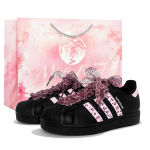 Adidas Originals SUPERSTAR Leomustriga Must Ostukott Kulumiskindel, Kerge, Tasakaalustatud Madalad Kingad EG4959(Team1267-kast) 40