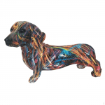 Dachshund Koer Kaunistus Kunst Loom Kuju Lauapealne Figuurid Vaik K&auml;sit&ouml;&ouml; Kingitused Skulptuur
