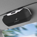 Polestar Auto P&auml;ikeseprillide Hoidik, ABS Visiiri Prillikarp Klamber S&uuml;sinikkiust Tekstuuriga Auto P&auml;ikesekaitse Visori Prillikarp Ladustamine must