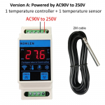 Tuya WIFI temperatuuriandur Termomeeter Monitor K&uuml;ttek&uuml;lmiku kontroller Toatemperatuuri regulaator Alarm Temperatuurilogija Kodu nutikas elu AC90V to 250V