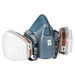 3M 7502 poolmaskiga respiraatori komplekt gray
