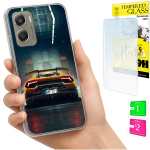 Kaitse&uuml;mbris Motorola Moto G06 / G06 Power jaoks &Uuml;mbris Case Tagak&uuml;lg&uuml;mbris + Klaas
