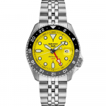 Seiko 5 Sports SSK017K1 Kollase sihverplaadiga Automaatne Meeste K&auml;ekell 42.5mm h&otilde;be