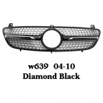 Mercedes Benz Viano W639 2006-2014 Teemant Esiv&otilde;re, ABS V&otilde;idus&otilde;idustiilis Uuendusv&otilde;re Tarvikud 06-10 Black