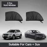 Auto p&auml;ikesesirm Putukat&otilde;rje Isolatsioon UV-kaitsega Klaas P&auml;ikesekaitsev&otilde;rk Peegeldav P&auml;ikesesirm Kaitsekile Akna jaoks Sedaanile/SUV-ile 2 PCS front Window