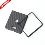 YTF-carbon p&auml;ris s&uuml;sinikkiust mobiiltelefoni &uuml;mbris Motorola Razr 50 Ultra jaoks aramiidkiud Razr 50 Ultra mobiiltelefoni k&otilde;va &uuml;mbris Moto Razr 50 Ultra must