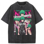 Zenin Maki Anime Vintage Pesitud T-s&auml;rk Puuvillane Jujutsu Kaisen Harajuku Meeste Streetwear Naiste L&uuml;hike Varrukas Pesitud Retro Mood S