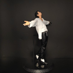 Klassikaline tegelane Jackson-Michael Tegevuskuju Kogutav Mudel Kuju Moonwalk Tantsupoos Valge &Uuml;likond Kodu Lauaarvuti Kaunistus M&auml;nguasi