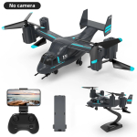 LM19 puldiga juhitav helikopterdroon 480P kaameraga h&auml;vituslennuk neljarootoriline kopter Osprey lennuk RC droonid lastele lennukim&auml;nguasjad kingitused
