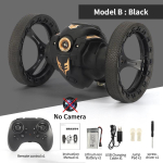 RC trikiauto Wifi HD-kaameraga H&uuml;ppav auto Painduvad rattad P&ouml;&ouml;rlemine LED-valgus Puldi juhitav H&uuml;ppav s&otilde;iduk M&auml;nguasi Kingitus Q207 white