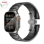 Titaanrihm Apple Watch Ultra 3 2 1 49mm jaoks Metallrihm IWatch 11 46mm 10 9 8 7 45mm 6 5 4 SE 3 44mm SE 2 SE Meeste K&auml;ev&otilde;ru 44mm 45mm 46mm hall v&auml;rv