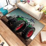 Fendt Talu Traktori Ala Vaip P&otilde;llumajandusmasina Prindiga Libisemisvastane Ristk&uuml;likukujuline P&otilde;randamatt Taluniku Elutoa Dekoor Vaip 80x120cm