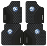 Volkswagen ra1K2 ventiilikorgid Autop&otilde;randamatid Auto jalapatjadega kaitsekate Vaip Eesmised ja tagumised matid Volkswagenile VW GTI Rline R Golf Polo Passa black