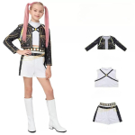 Zoey Rumi Mira Cosplay Kost&uuml;&uuml;m Naistele T&uuml;drukutele Halloweeni Karnevali T&auml;iskasvanud Lapsed Laste Peo Rollim&auml;ngu R&otilde;ivad 110 white