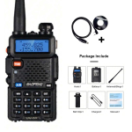 Baofeng UV-5R USB Pika Vahemaa Kahe Sagedusriba Amat&ouml;&ouml;rraadio VHF UHF FM CB 128CH 2200mAh Kaasaskantav K&auml;eshoitav Pika Vahemaa Kahepoolne Raadio