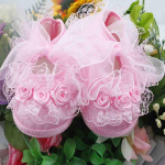 Sweet Kids Baby Girls h&auml;lli kingad Pits lill Pehme talla vasts&uuml;ndinu v&otilde;revoodi kingad 11cm/4.33 roosa