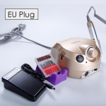 Kaasaskantav elektriline k&uuml;&uuml;nepuhverseade salongi manik&uuml;&uuml;ri freesimismasina k&uuml;&uuml;nekunsti seadmete jaoks EU Plug sinine