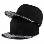 Print Style Baseball Cap Meeste Snapback M&uuml;tsid Must Gorras Hip hop Meeste Snapbacks M&uuml;ts t&auml;iskasvanutele 56-60 cm must