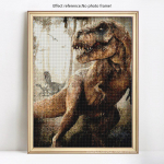 5d iseteemantmaalid dinosauruste loom t&auml;ispuuritud teemanttikandid teemant 20X30