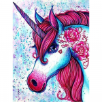 T&auml;ieliku teemanttikandiga  &uuml;kssarvik  5D teemantmaal, ristpistes n&otilde;elaga k&auml;sit&ouml;&ouml; j&otilde;ulukink 20X30CM