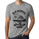 Meeste vintage T-s&auml;rk Graafiline T-s&auml;rk Old School All Star aastast 2049 Grey Marl XS kanarbiku halli v&auml;rvi