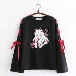 SCIONE Uued naiste topid S&uuml;gisriided Pikkade varrukatega T-s&auml;rk Naiste Korea &uuml;li&otilde;pilaste alumine s&auml;rk XL must