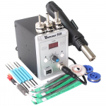 Uus kuuma&otilde;hup&uuml;stol 858D 700 W BGA &uuml;mbert&ouml;&ouml;tlemisjaam jootmissoojus&otilde;hup&uuml;stolijaam 220 V / 110 V SMD SMT keevitusremondit&ouml;&ouml;riistade jaoks